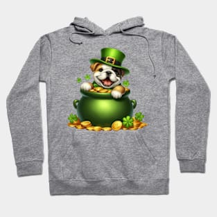 St Patricks Day Bulldog Hoodie